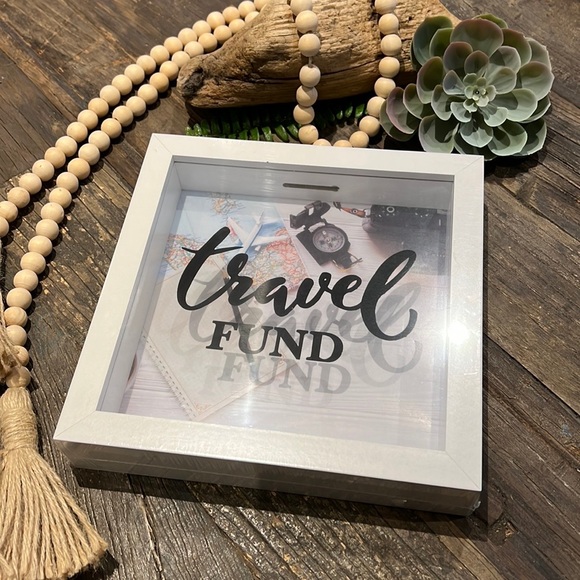 Other - PIGGY BANK - Travel Fund frame bank! - NEW